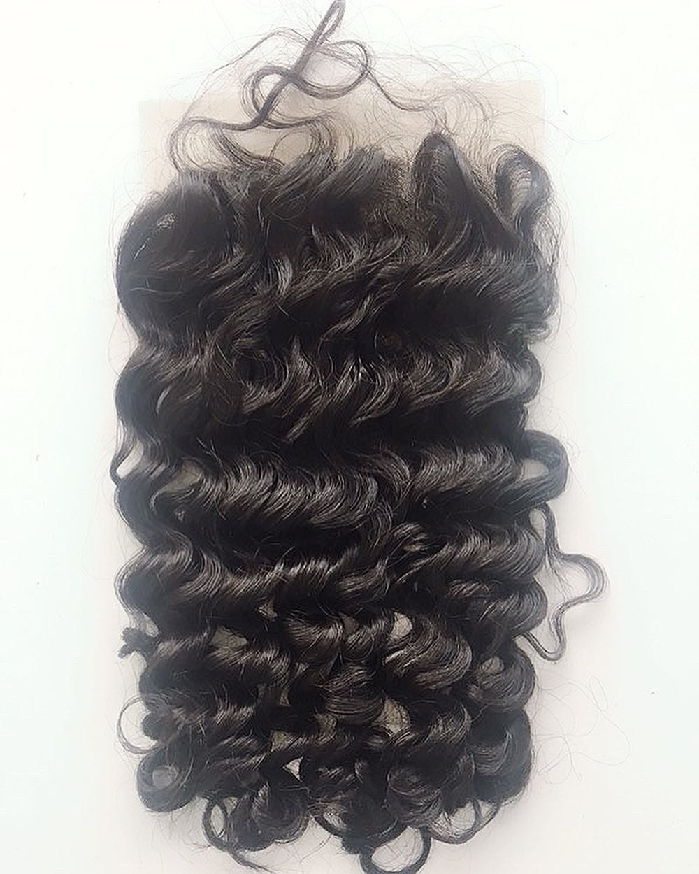 AP Raw Brazilian Deep Wave 5x5 Transparent Lace Closure